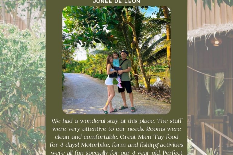 Screenshot of a guest review of Mương Đình Lodge.
