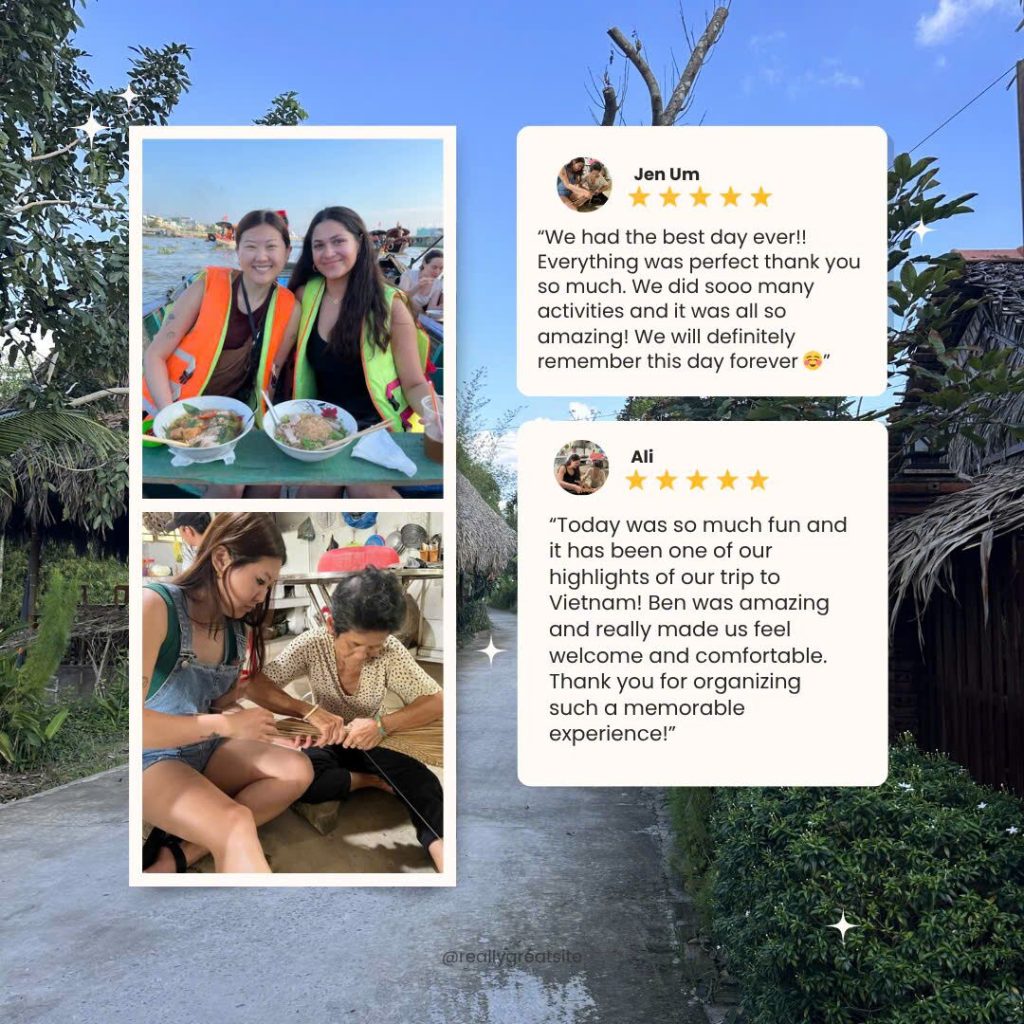 Screenshot of a guest review of Mương Đình Lodge.