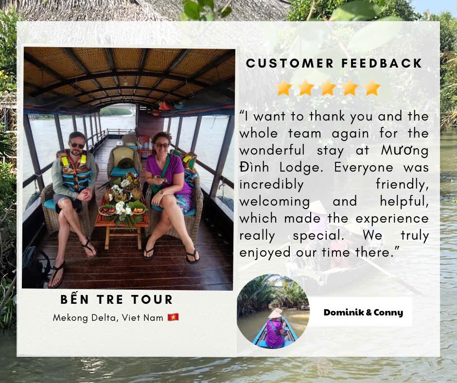 Screenshot of a guest review of Mương Đình Lodge.